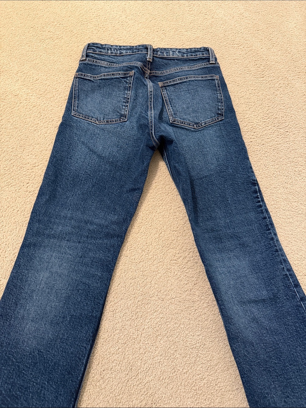 Zara TRF Cropped Flare Mid Rise Jeans - Picture 7 of 8